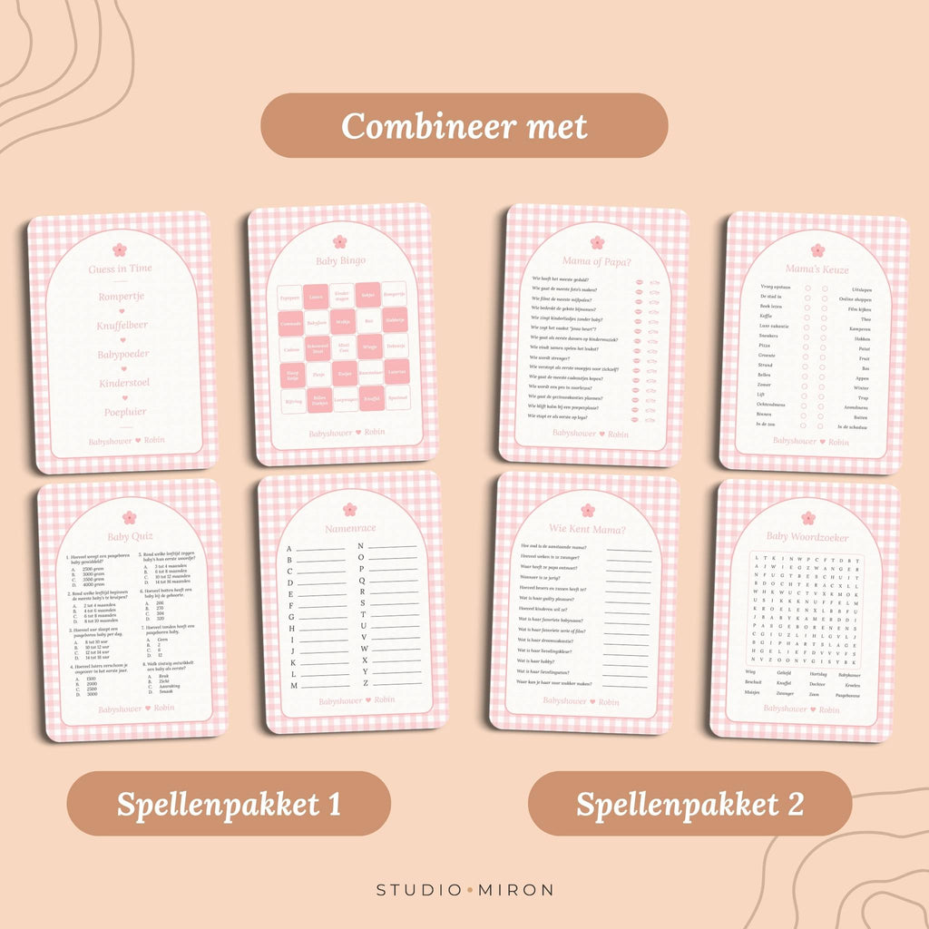Starterspakket | Gingham Roze