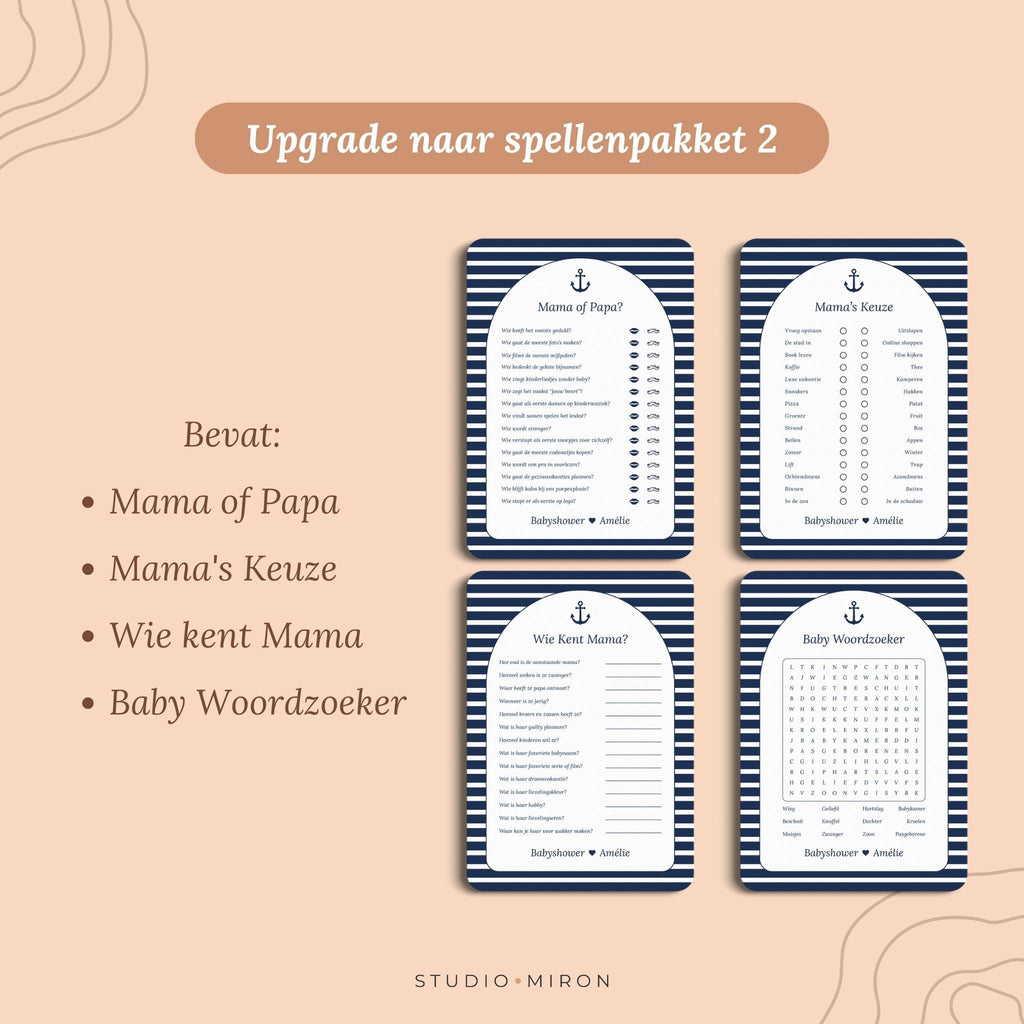 Wie kent Mama | Navy Blue