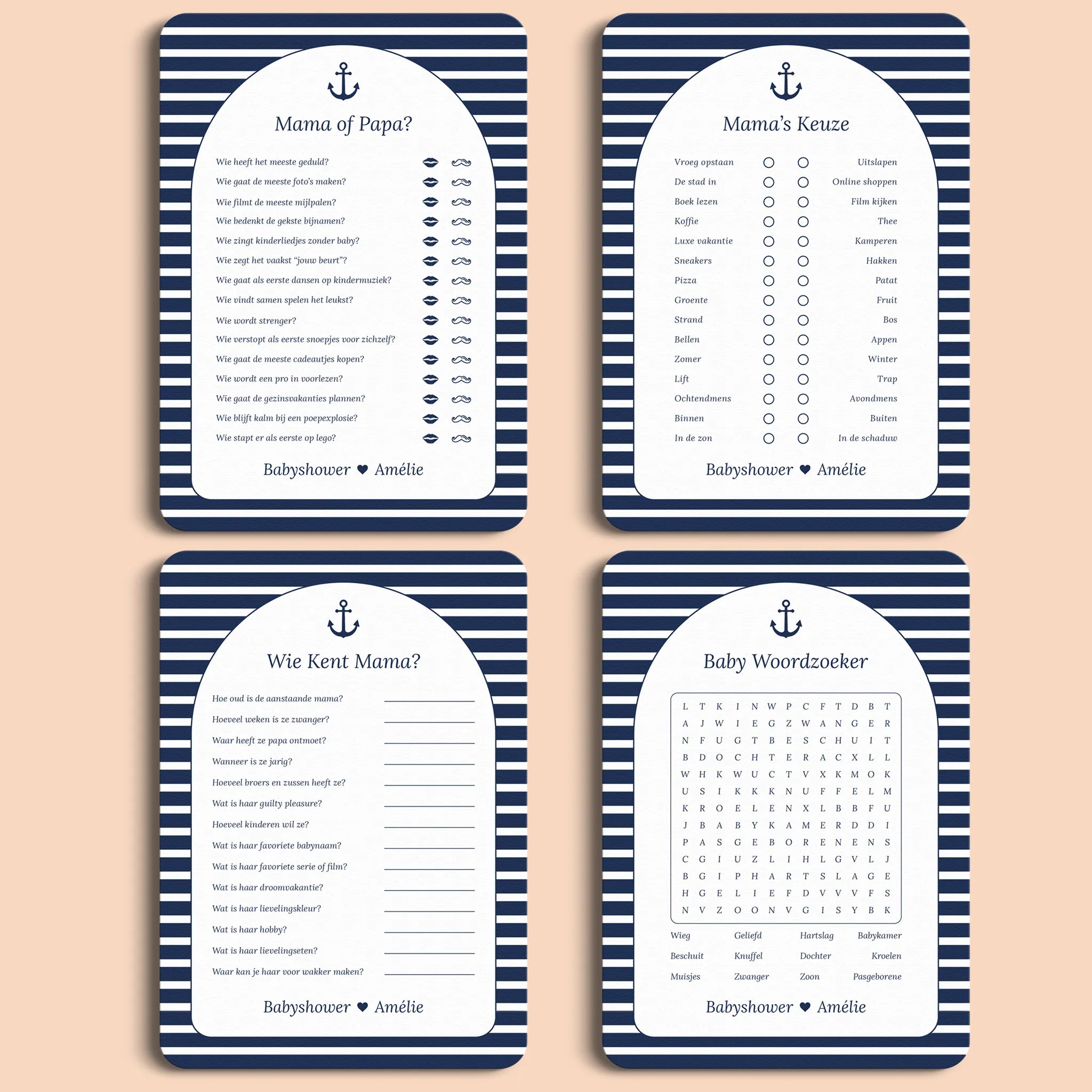 Spellenpakket 2 | Navy Blue