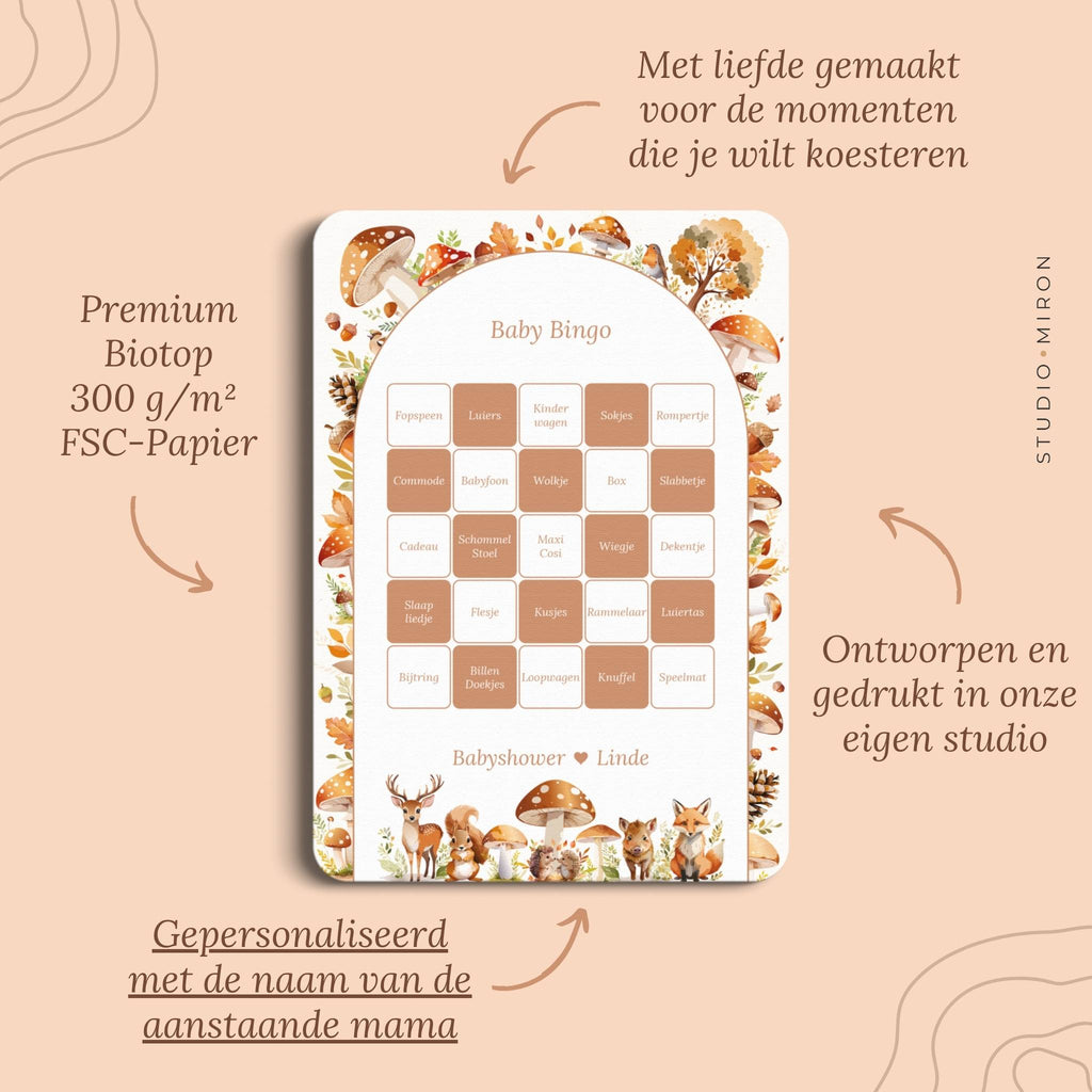 Baby Bingo | Bosdieren