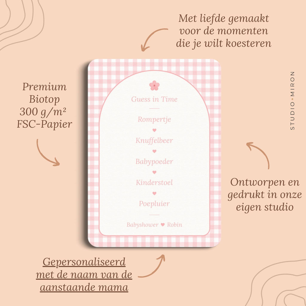 Spellenpakket 1 | Gingham Roze