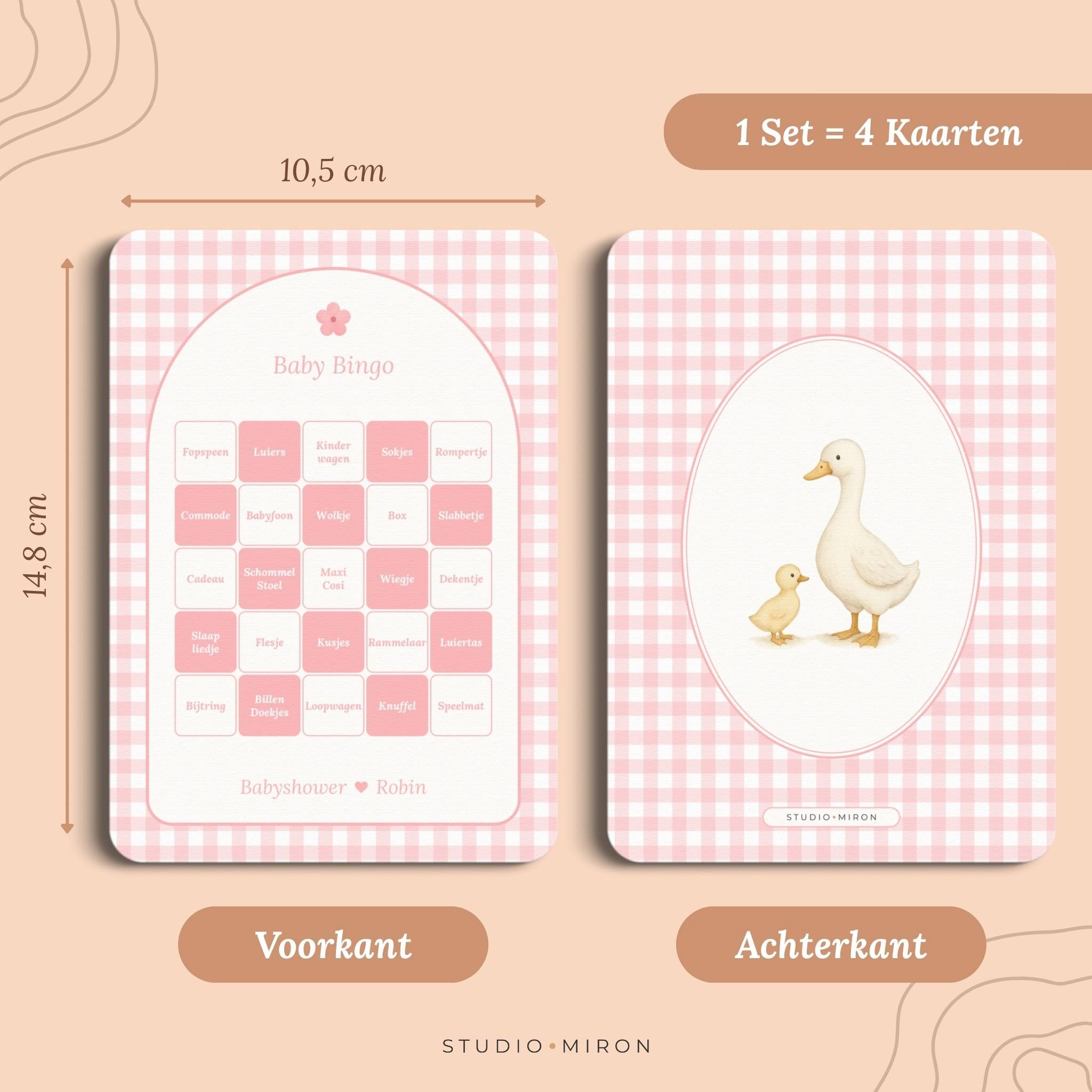 Spellenpakket 1 | Gingham Roze